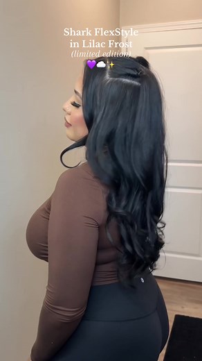 Create Beautiful Holiday Hairstyles with Shark FlexStyle Lilac Frost