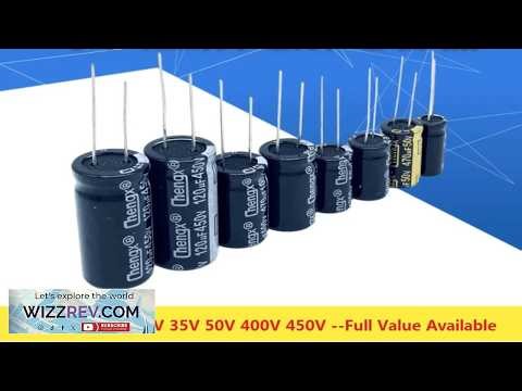 Aluminum Electrolytic Capacitor 1UF 2.2UF 4.7UF 10UF 1000UF 22UF 33UF 47UF 470UF
