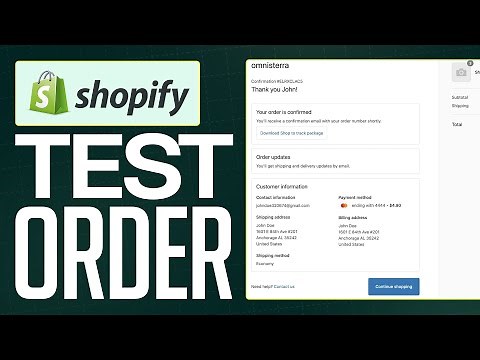 How To Do A Test Order Shopify - Full Guide