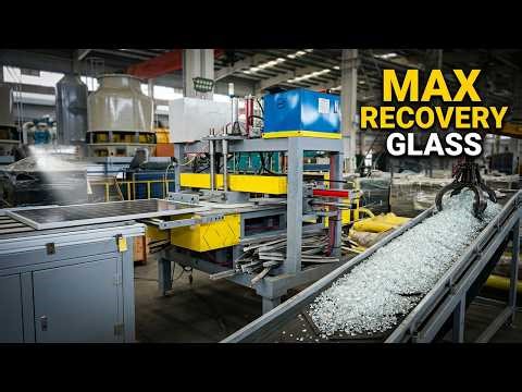 How Solar Panels Are Recycled | Inside a PV Recycling Plant