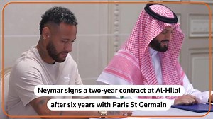 Neymar joins Saudi club Al-Hilal from PSG in two-year deal