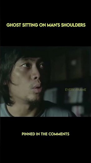 Ghost sitting on man's shoulders #shorts #trending #movierecap #feature #film