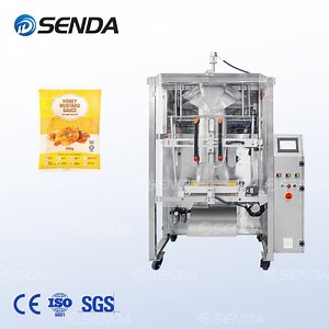 [Hot Item] Automatic Sauce Liquid Honey Mustard Mayonnaise Filling and Sealing Packing Machine