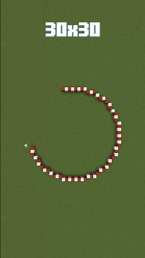 30x30 Circle Guide in Minecraft #shorts