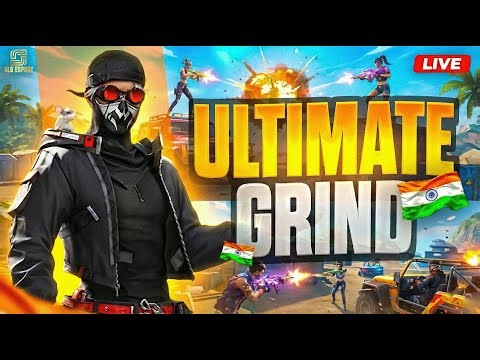 GRINDING LOBBY LIVE | FREE FIRE MAX | SLG ESPORTS