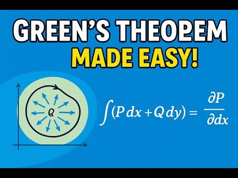 Green's Theorem Explained with Solved Problems | Vector Calculus Made Easy