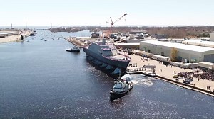 461K views · 10K reactions | Watch as the new USS Beloit is christened Sunday and is launched into the Menominee River in Marinette, Wisconsin. | WISN 12 NEWS | Facebook
