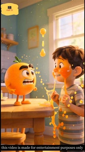 Chintu ke upar orange ne thuka! 😱 #shorts #trending #cartoon #luckygameplay