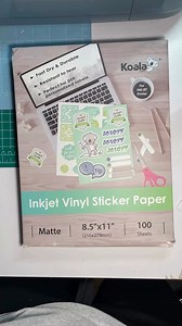 🎨 Brilliant colors without breaking the bank! Koala Matte Vinyl Sticker Paper = smooth finish budget-friendly ✨ 🔗https://bit.ly/4ncU5pt Thanks @thepurrfectcraft for the gorgeous creations! 👉 What’s the first design you’d print? #koalagp #KoalaPaper #DIYStickers #diy #stickerpaper | Koalagp