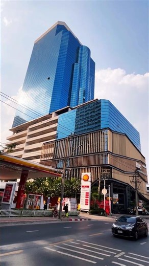 Architectural exterior design,Podium building is entirely a parking lot. #architecturedesign