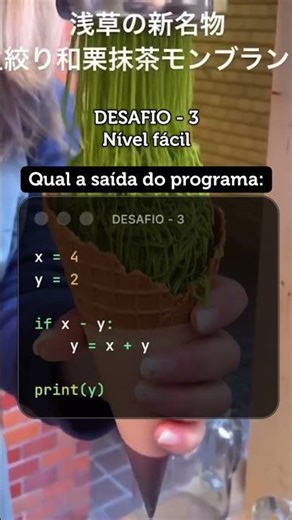 #challenge #coders #python #code #codigo consegue resolver?