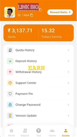 best earning app 2026 ' #usdt #crpto