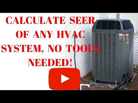 HVAC training Video: How to calculate EER of ANY HVAC system! Non invasive! HVAC EER calculator
