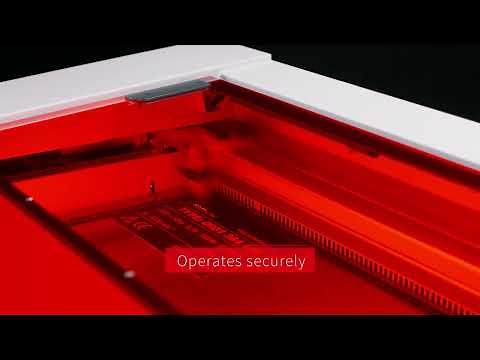 The Speedy 100 cross — Trotec’s first industrial-grade diode laser plotter!