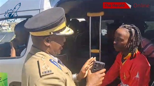 ZRP and other stakeholders today held a traffic safety awareness campaign along Seke Road. 📹: Arron Nyamayaro | The Herald-Zimbabwe