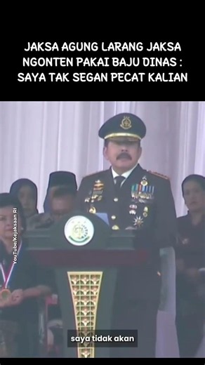 ATTORNEY GENERAL BANS PROSECUTORS FROM WEARING UNIFORMS IN CONTENT: I WON'T HESITATE TO FIRE YOU