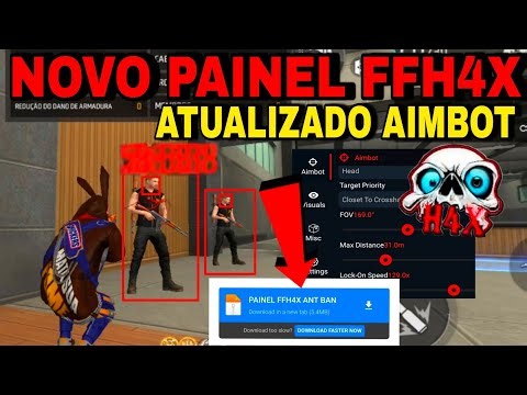 NEW ANTI-BAN HACK PANEL FOR FFH4X DIRECT LINK MOD MENU 100% HS AIMBOT FFH4X UPDATED