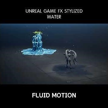 Unreal Engine 5 Stylized Water FX #gamefx #gaming