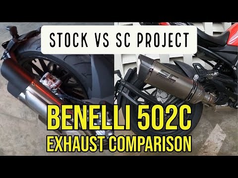 Benelli 502C Custom Exhaust with SC Project SCR-1 | Sound Comparison | Sound Test | Best Exhaust
