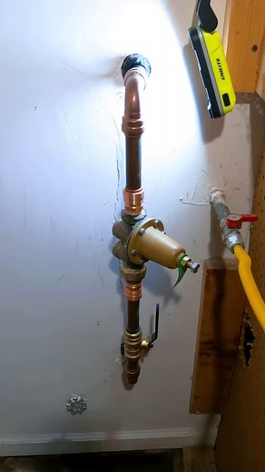 614K views · 4.7K reactions | Replacing PRV & main shut off  After finding out the water pressure regulator wasn’t working on this home I removed the previous installation and installed new fittings and valves #plumber #plumbing #DIY #plumero #home #construction #fyp #reels #reelsvideo #FacebookReelsContest | The Plumberlorian | Facebook