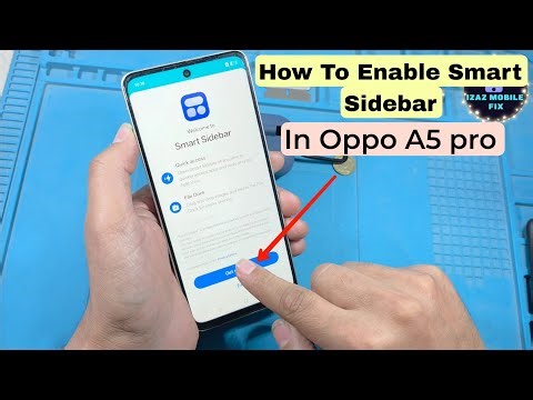 How to Enable Smart Sidebar in Oppo A5 Pro Multi-Tasking Edge Panel 2026