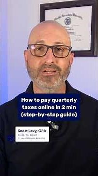 How to Pay Quarterly Taxes Online with IRS Direct Pay | CPA Explains