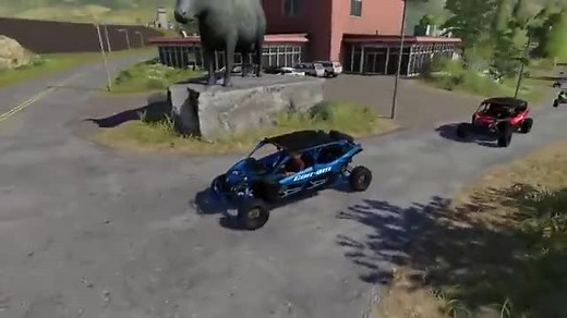 OH NO THE COPS!!! #farmingsimulator19#farmingsimulator2019#fs19pc#fyp#police#canam