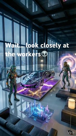Alien Workers Built This Flying McLaren Garage! 👽 #shorts #scifi