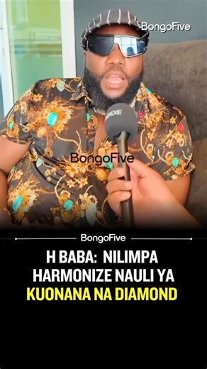 H baba anasema kwamba hana ugomvi na Harmonize kwamba wimbo wa Attitude ni mali yake hata hivyo nauli ya kwanza Harmonize kwenda kwa Diamond alimpa yeye Vilevile ameongeza kwamba wimbo wa Attitude sio mali ya Harmonize ule ni wimbo wake Video Nzima ipo katika Akaunti yetu ya youtube ya Bongo5 Written by edited by @abbrah255 and @el_mando_tz | Bongo5.com