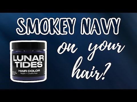 Lunar Tides SMOKEY NAVY | Hair Swatches