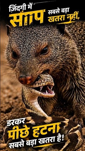 "Mongoose vs Cobra! | Epic Fight for Survival" #animal #snake #wildlifeentertainment