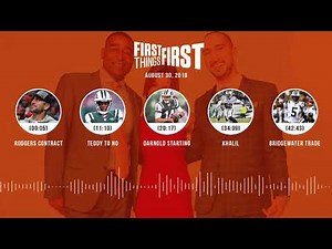 First Things First audio podcast(8.30.18) Cris Carter, Nick Wright, Jenna Wolfe | FIRST THINGS FIRST