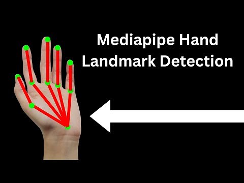 Hand Landmark Detection in Mediapipe.