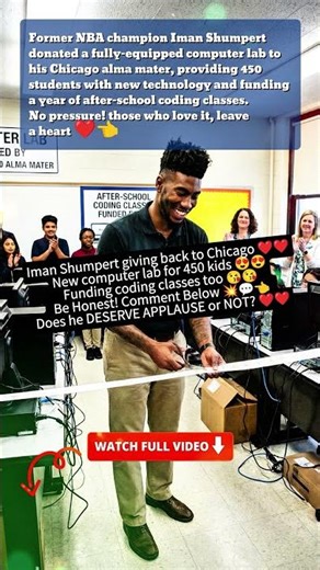 Iman Shumpert's Generous Gift! #imanshumpert #nba #basketball