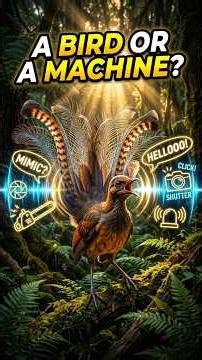 This Bird Can Mimic a Chainsaw, Camera, and Even Human Voices!