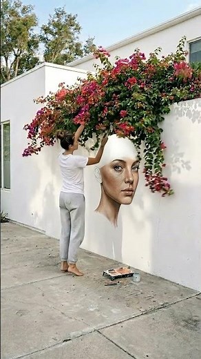 Nature meets Art: The ultimate 3D mural! 🎨