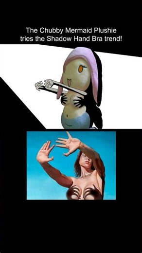 Ayane's PLUSHIE tries the "SHADOW HAND BRA" trend!