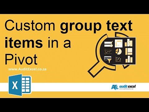 Custom grouping text in a Pivot Table- group like items together