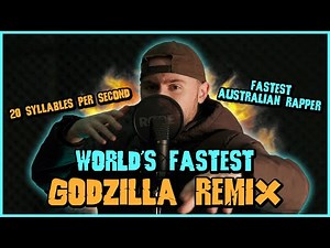 Jackal - Godzilla Remix | Mic Packin' 2 125% Speed Cover (20 Syllables Per Second)