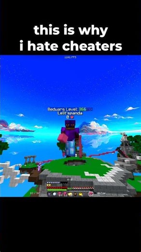 Bedwars Cheater Clutch Moment