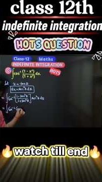 🚀 Indefinite Integration Tricks & Concepts | Class 12 Maths | Score 100/100 in Boards