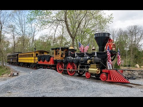Lincoln Funeral Train Pulled by Leviathan 63 Re-Enactment 2019