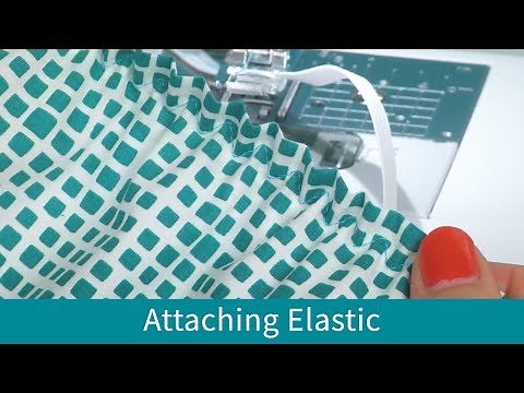 How to Attach Elastic with the Baby Lock Jubilant