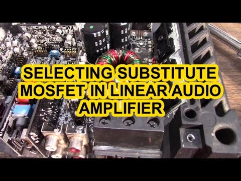 MOSFET substitution in linear audio amplifiers