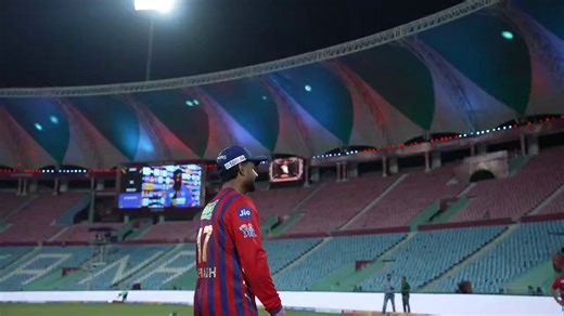Stadium was almost empty when the chase ended Axar Patel post match interview still going on in the background The guards blowing whistles to clear the remaining crowd which happens in almost all stadiums.Despite all this Goenka should stay away from any kind of interaction just after the match and especially in front of cameras. Everything will be turned against him.To those who think this was a planned reshoot. God bless you with a brain. A working one. Stop exaggeration of things to hate some