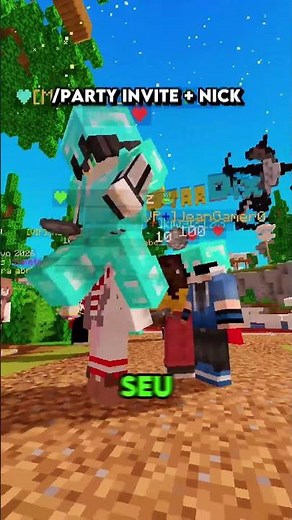 How to create a party and play with friends on the StarDix Minecraft server.