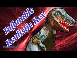 “Lifelike” Tyrannosaurus inflatable costume