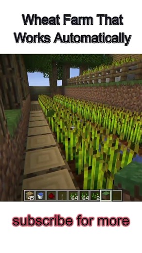 How to Build an AUTOMATIC Wheat Farm in Minecraft! 🌾🚜 #minecraft #minewithneha #memes #midzy