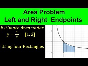 Area Problem - Riemann Sums - Left Endpoints - Right Endpoints | Calculus