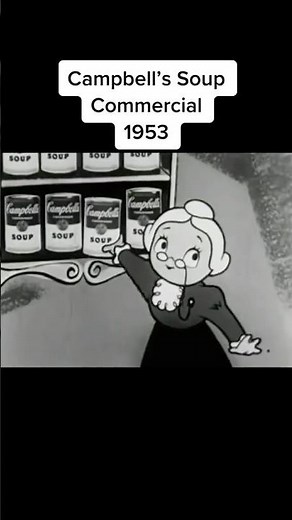Old Campbell's Soup Commercial from the 1950s #oldcommercials #vintagecommercial
